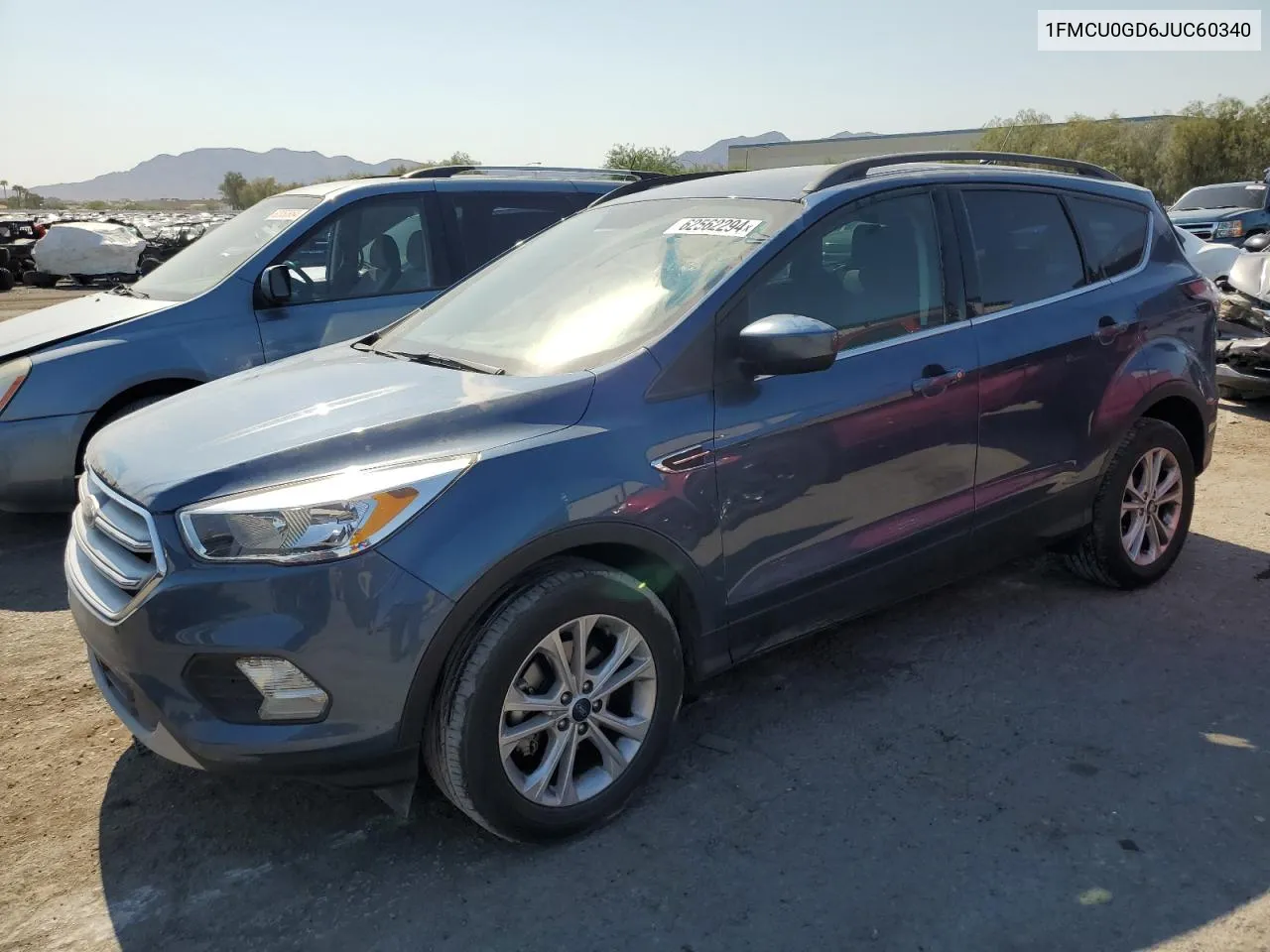 2018 Ford Escape Se VIN: 1FMCU0GD6JUC60340 Lot: 62562294