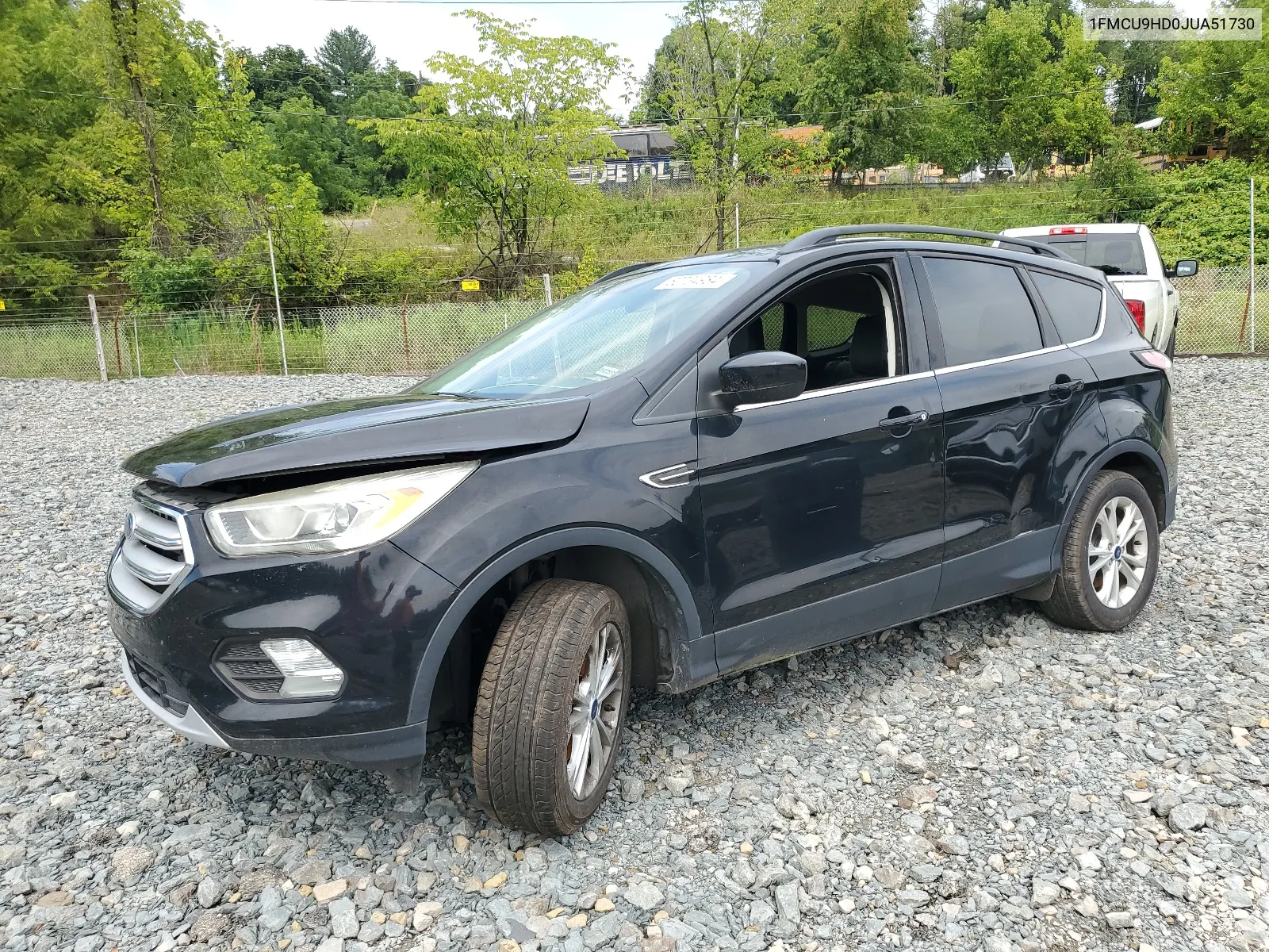 2018 Ford Escape Sel VIN: 1FMCU9HD0JUA51730 Lot: 62734984