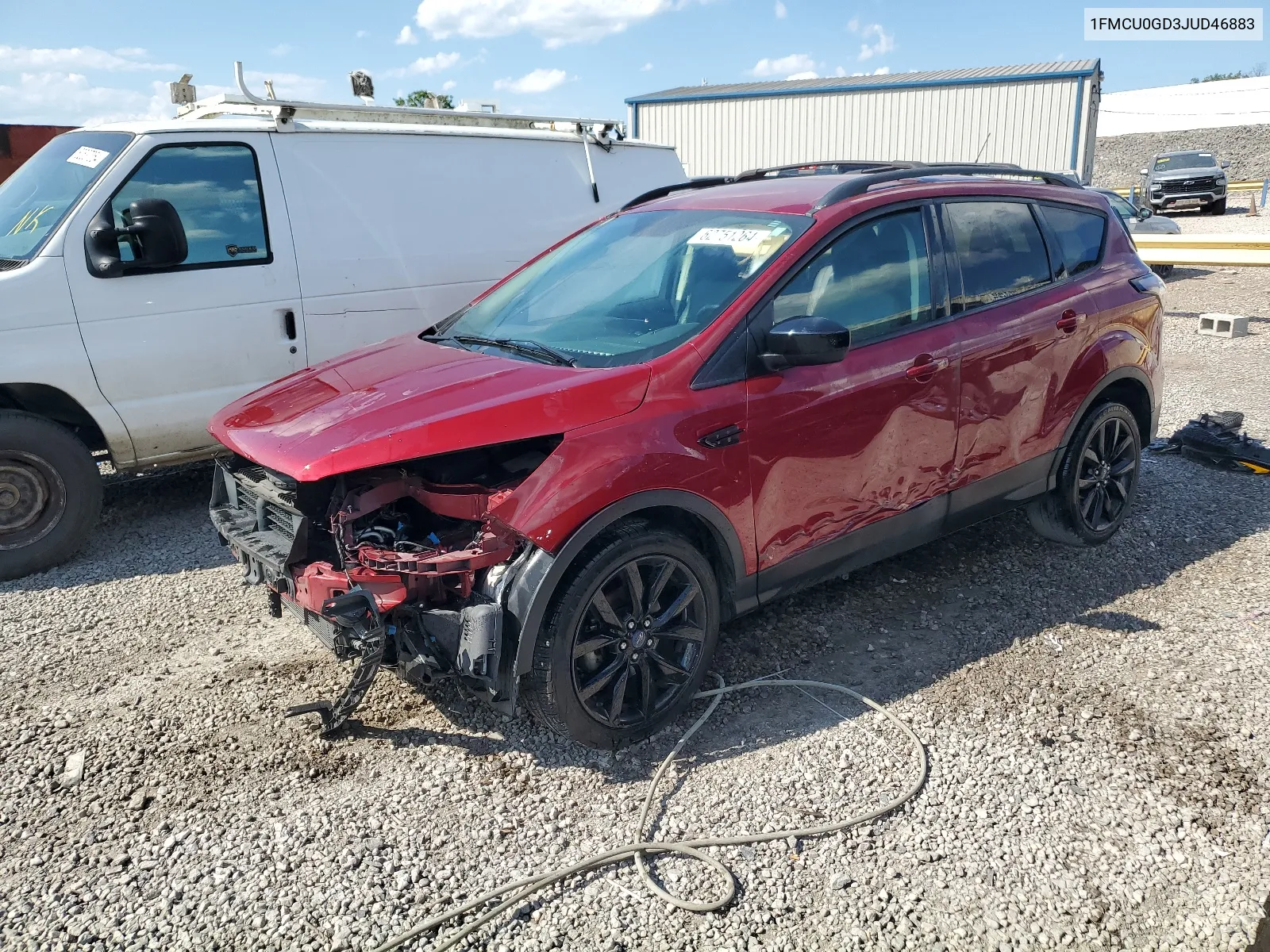 2018 Ford Escape Se VIN: 1FMCU0GD3JUD46883 Lot: 62751264