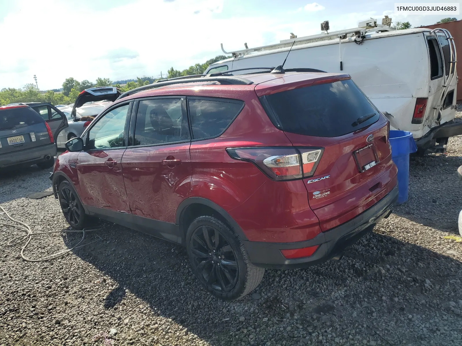 2018 Ford Escape Se VIN: 1FMCU0GD3JUD46883 Lot: 62751264