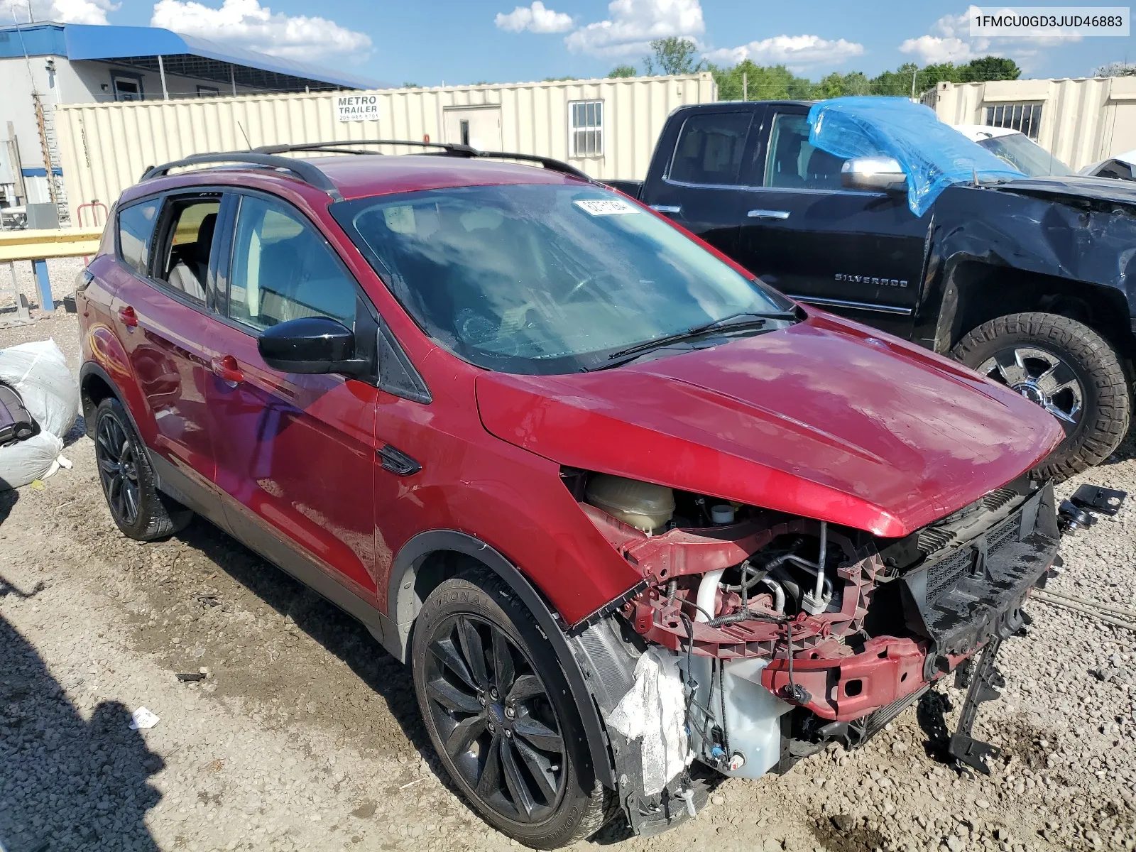 2018 Ford Escape Se VIN: 1FMCU0GD3JUD46883 Lot: 62751264