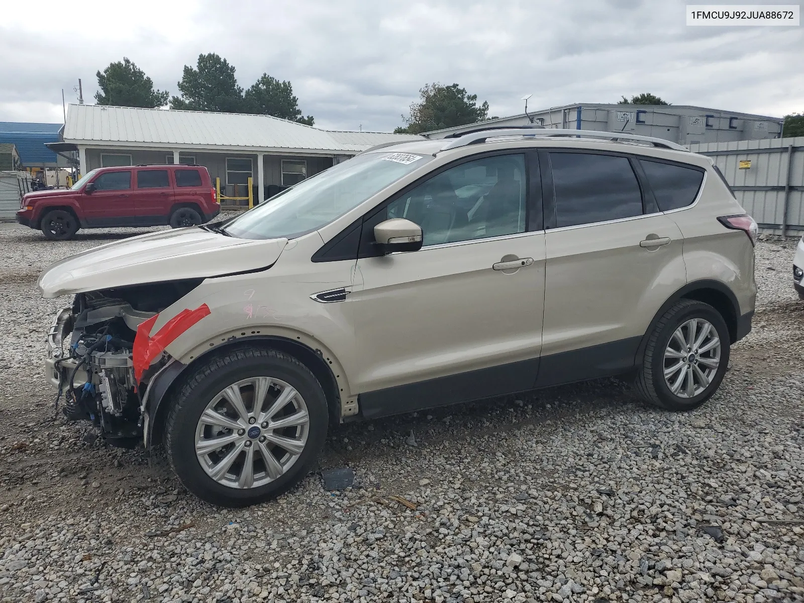 2018 Ford Escape Titanium VIN: 1FMCU9J92JUA88672 Lot: 62837654