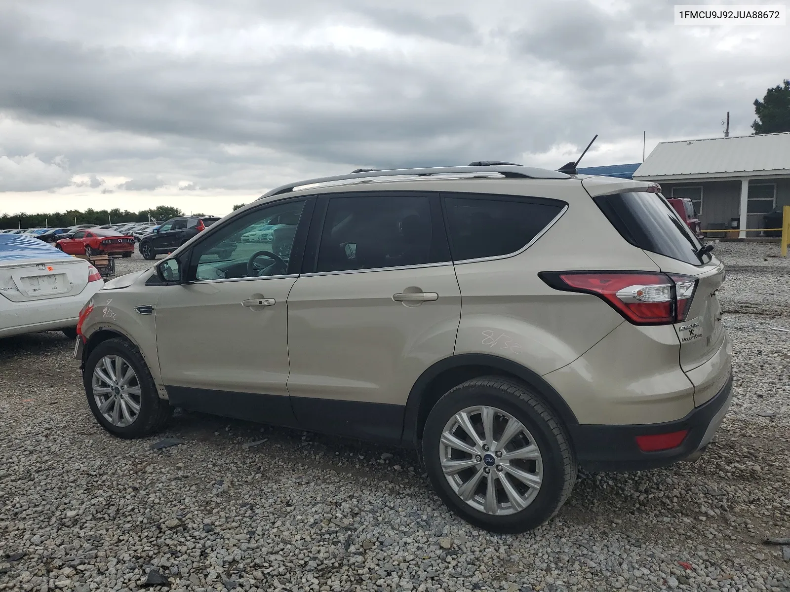 2018 Ford Escape Titanium VIN: 1FMCU9J92JUA88672 Lot: 62837654