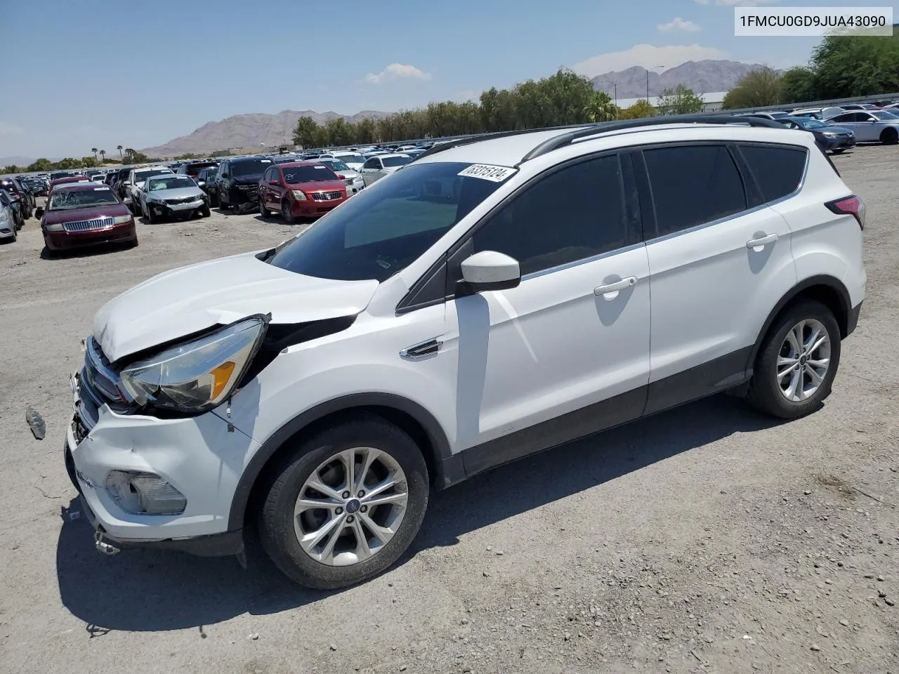 2018 Ford Escape Se VIN: 1FMCU0GD9JUA43090 Lot: 63315124