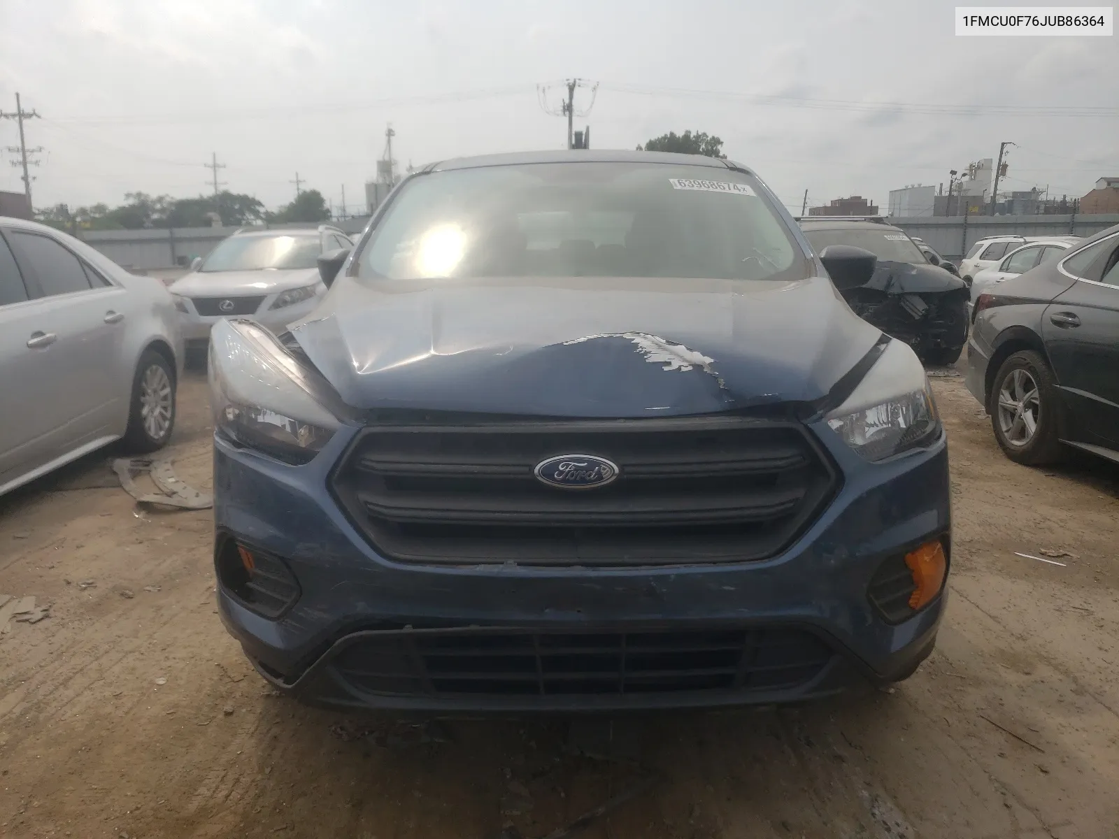 1FMCU0F76JUB86364 2018 Ford Escape S