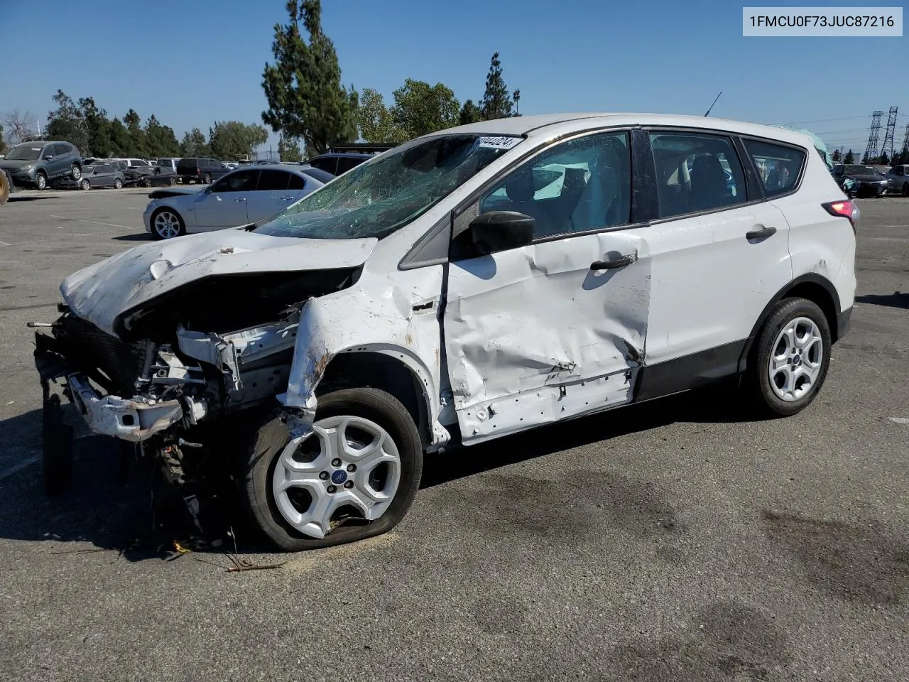 2018 Ford Escape S VIN: 1FMCU0F73JUC87216 Lot: 64044024