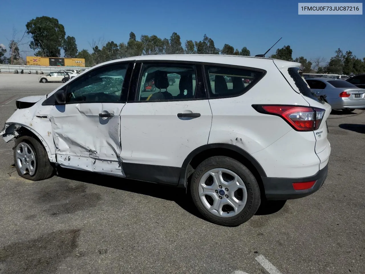 2018 Ford Escape S VIN: 1FMCU0F73JUC87216 Lot: 64044024