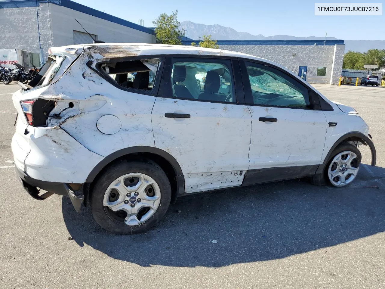 2018 Ford Escape S VIN: 1FMCU0F73JUC87216 Lot: 64044024