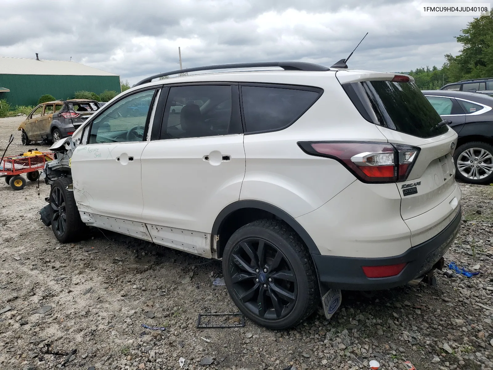 2018 Ford Escape Sel VIN: 1FMCU9HD4JUD40108 Lot: 64096634