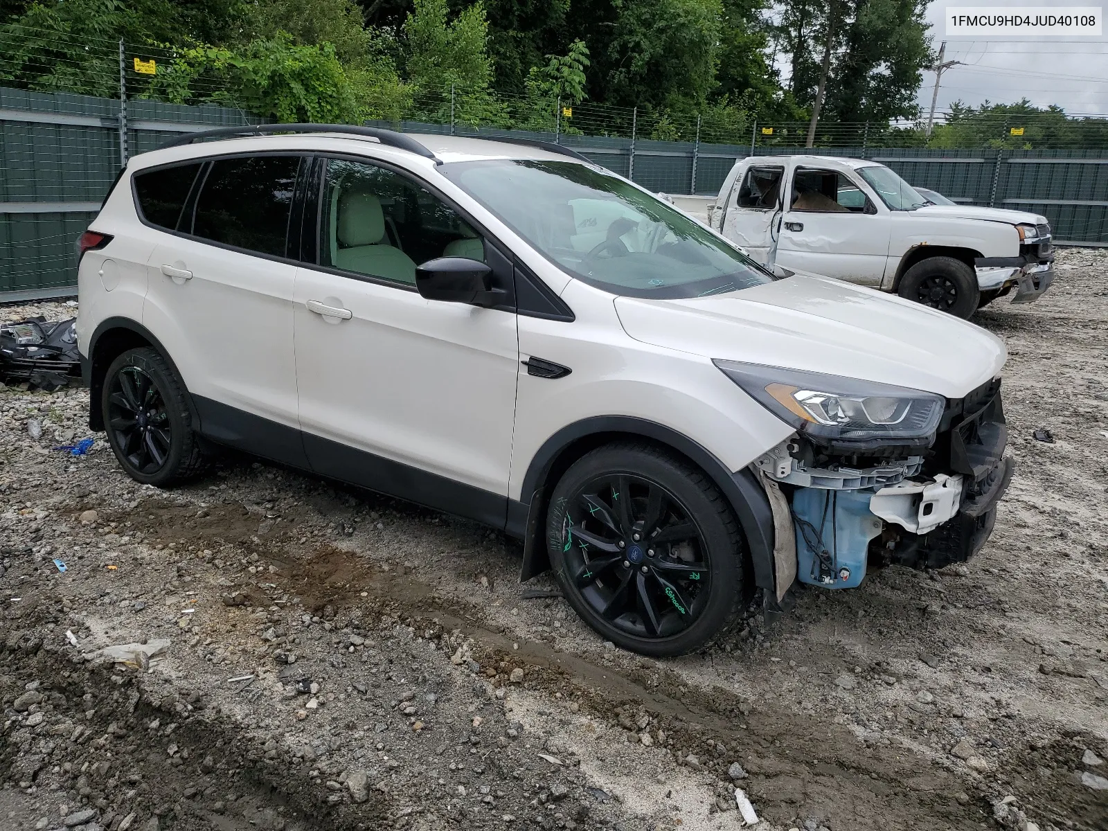 2018 Ford Escape Sel VIN: 1FMCU9HD4JUD40108 Lot: 64096634