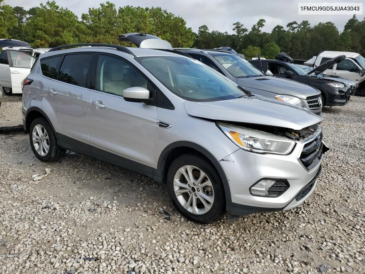 2018 Ford Escape Se VIN: 1FMCU9GD5JUA43043 Lot: 64243224