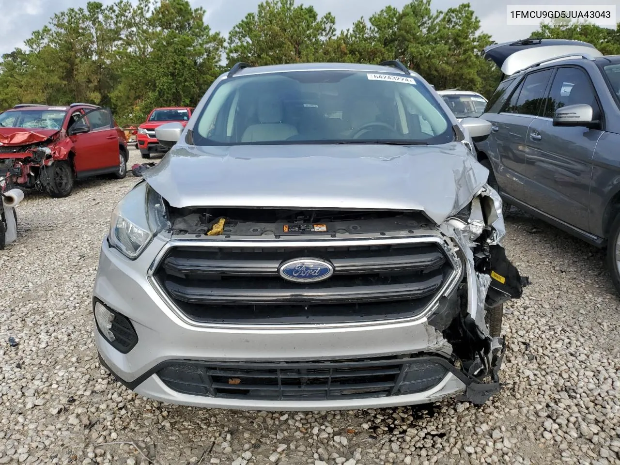 2018 Ford Escape Se VIN: 1FMCU9GD5JUA43043 Lot: 64243224