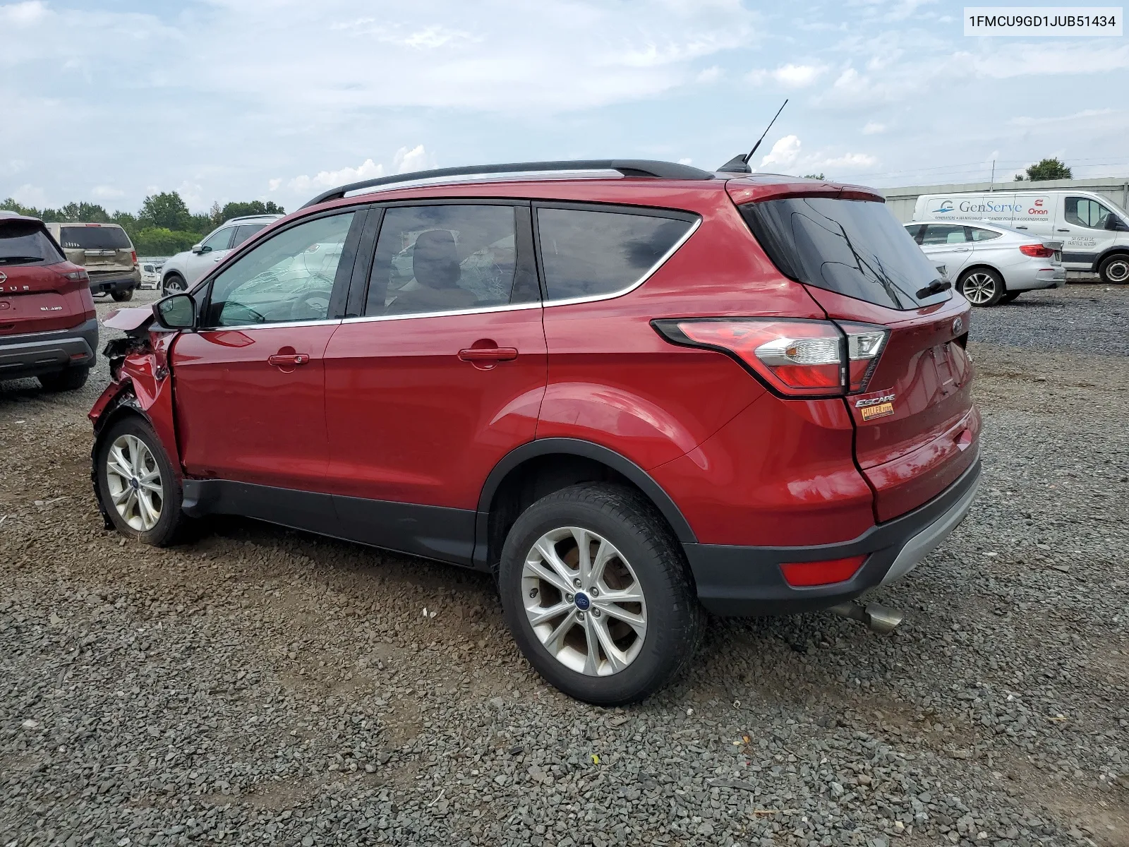 1FMCU9GD1JUB51434 2018 Ford Escape Se