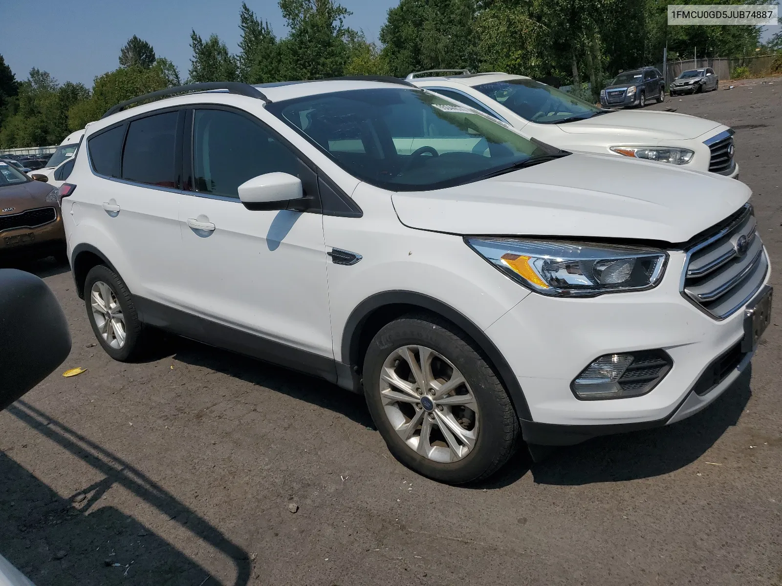 2018 Ford Escape Se VIN: 1FMCU0GD5JUB74887 Lot: 65044074