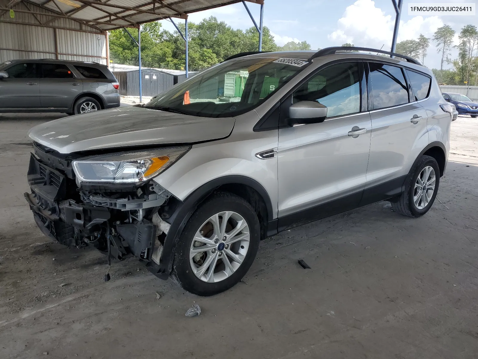 2018 Ford Escape Se VIN: 1FMCU9GD3JUC26411 Lot: 65203344