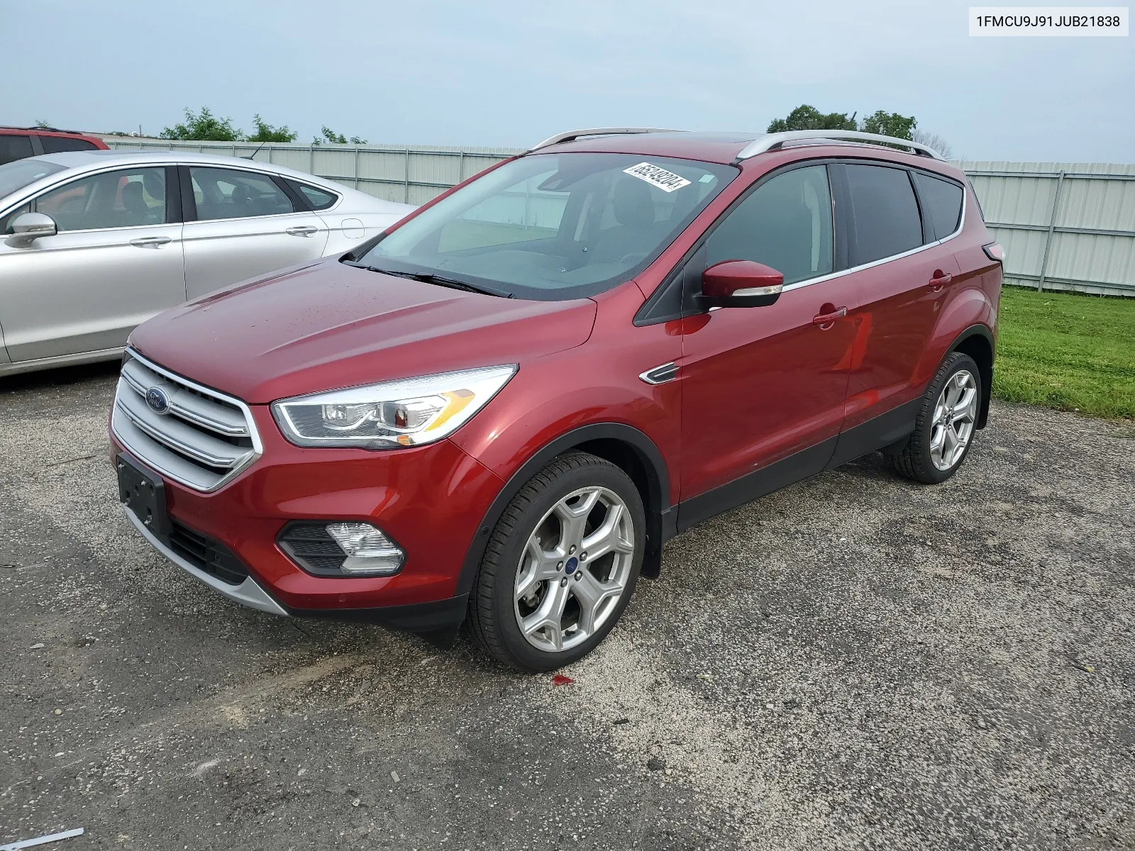 2018 Ford Escape Titanium VIN: 1FMCU9J91JUB21838 Lot: 65249204