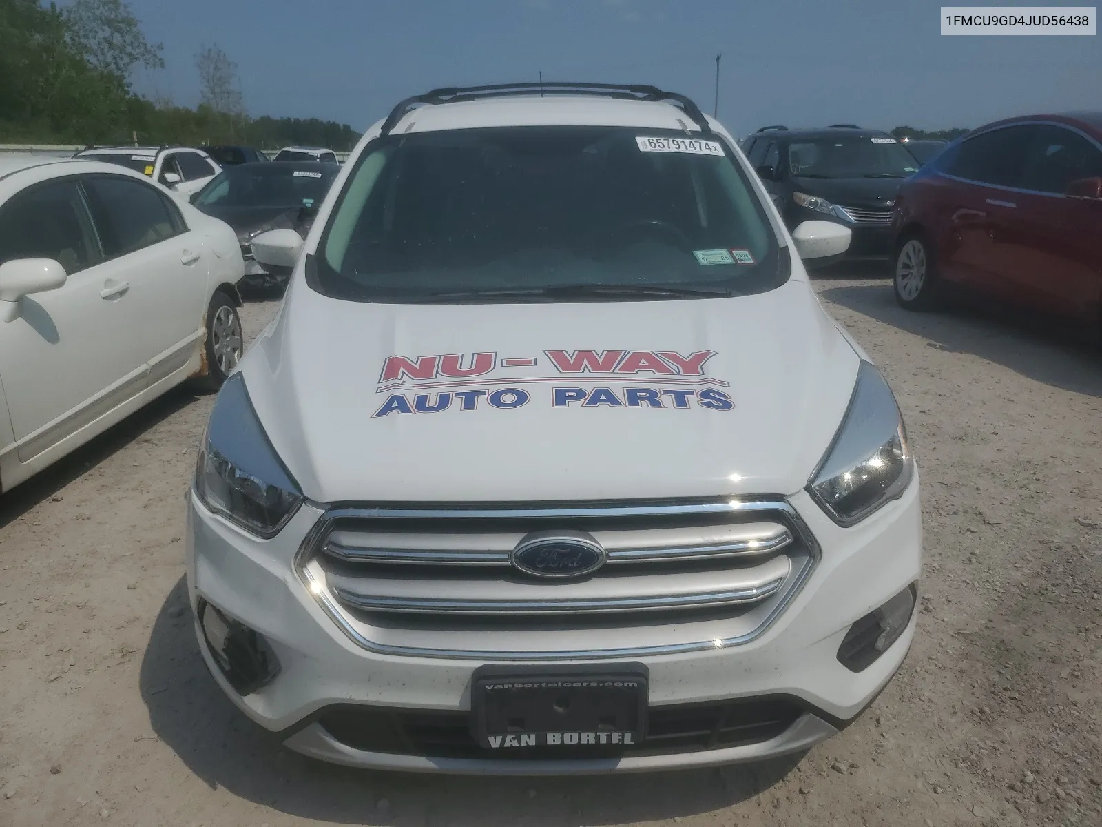 2018 Ford Escape Se VIN: 1FMCU9GD4JUD56438 Lot: 65791474