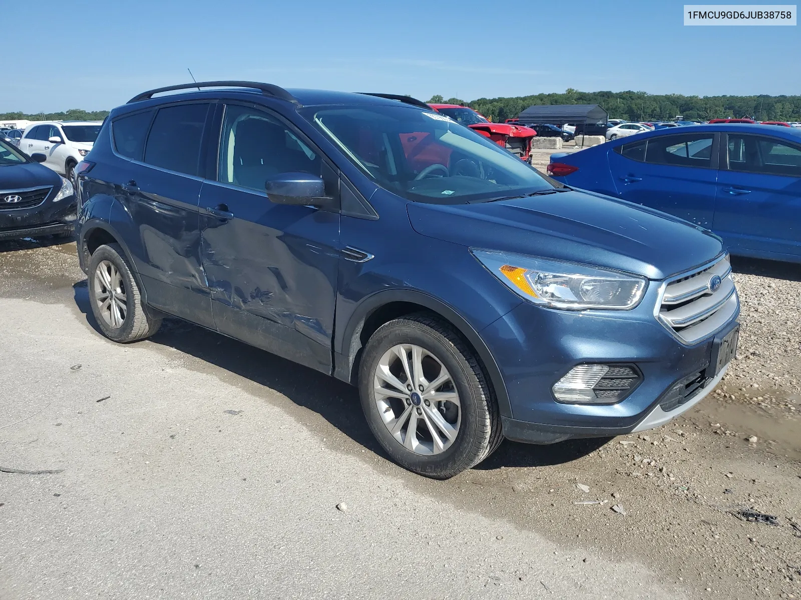 2018 Ford Escape Se VIN: 1FMCU9GD6JUB38758 Lot: 65798824