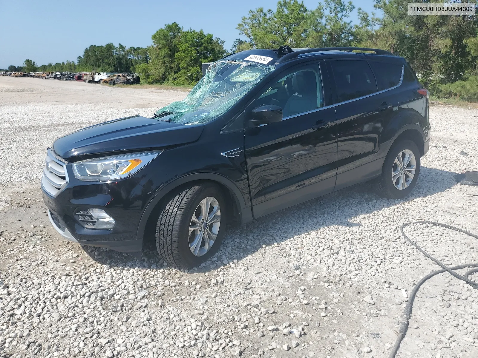 2018 Ford Escape Sel VIN: 1FMCU0HD8JUA44309 Lot: 66015904