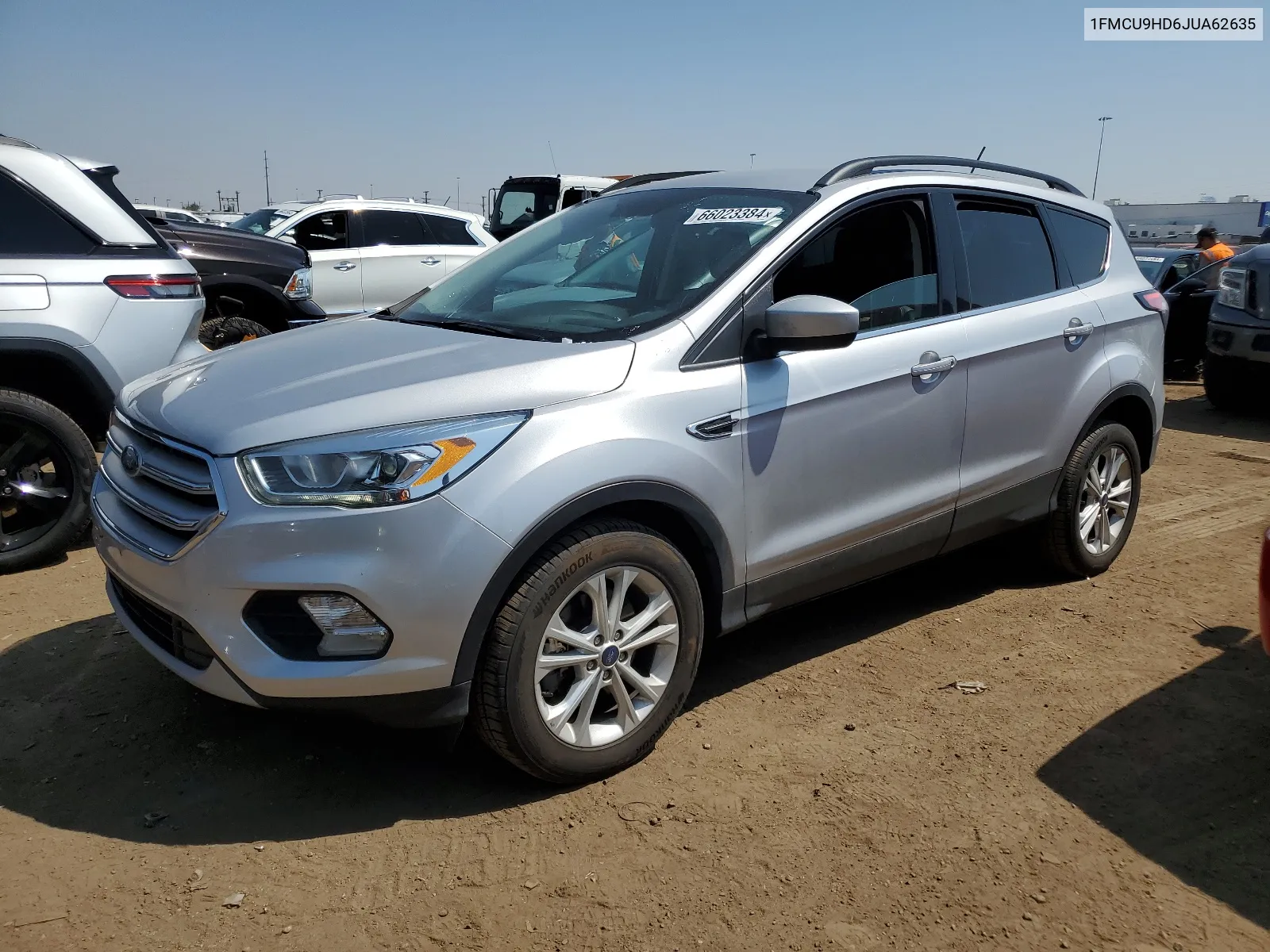 2018 Ford Escape Sel VIN: 1FMCU9HD6JUA62635 Lot: 66023384