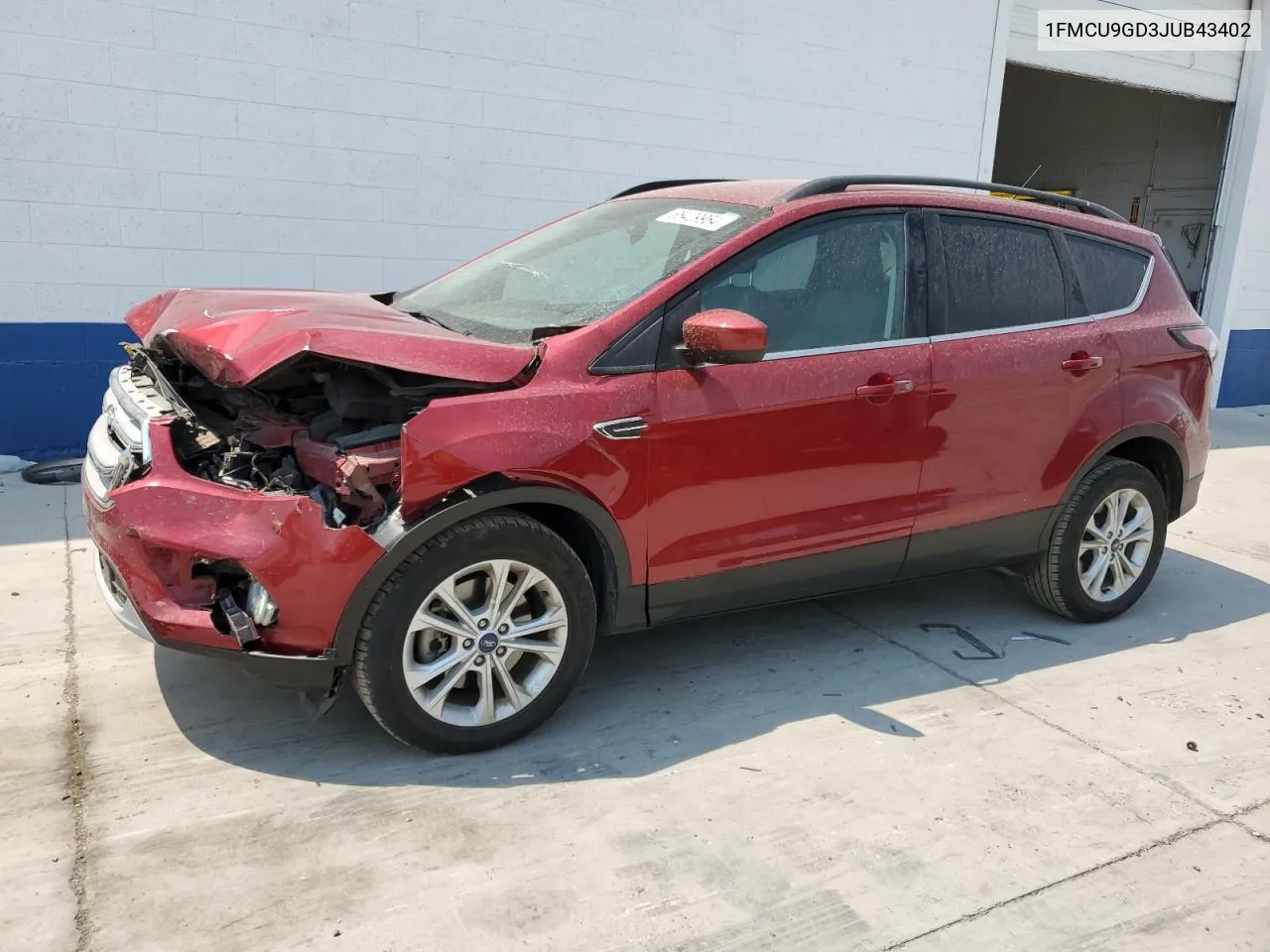 1FMCU9GD3JUB43402 2018 Ford Escape Se