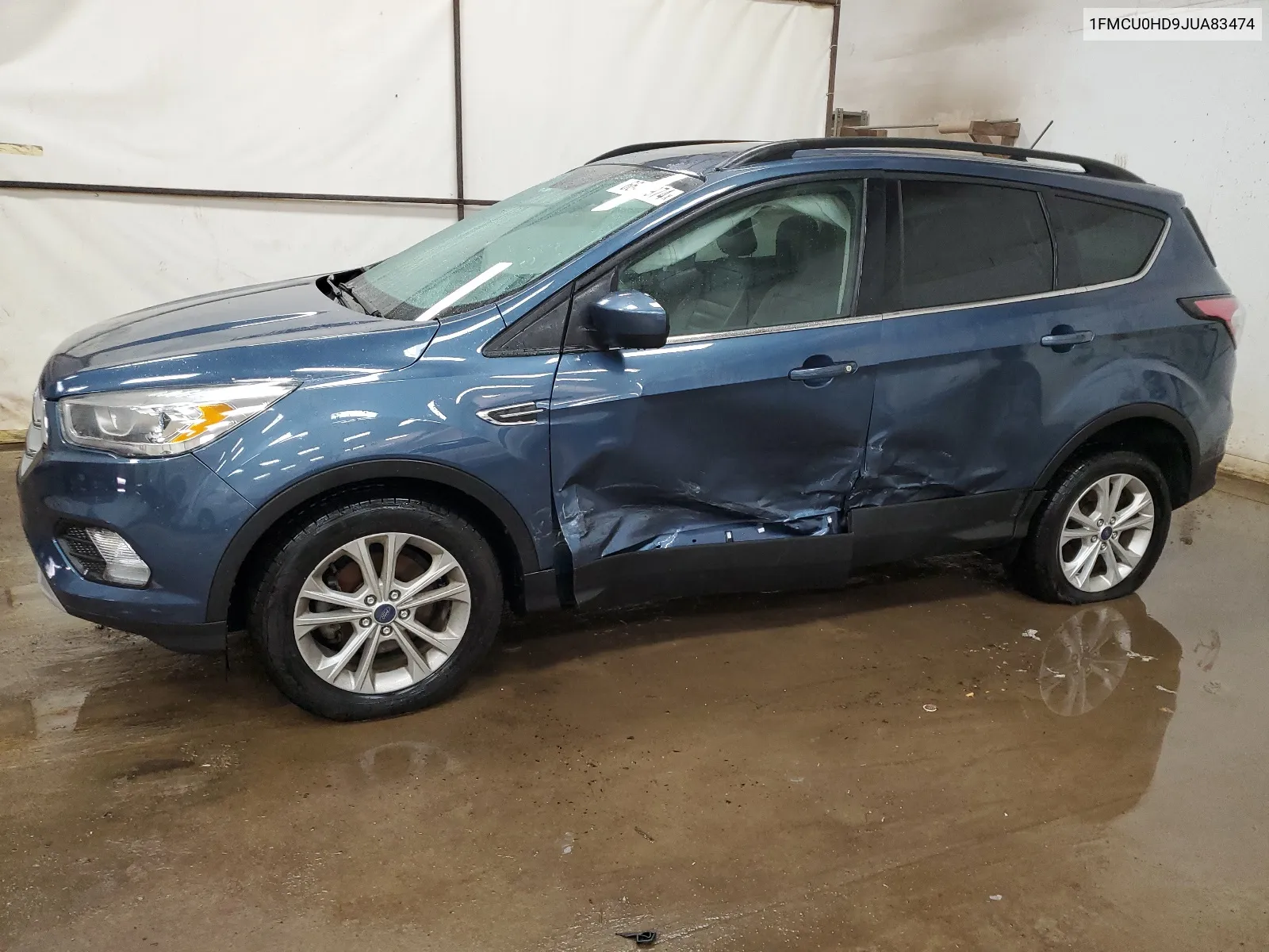 2018 Ford Escape Sel VIN: 1FMCU0HD9JUA83474 Lot: 66494974