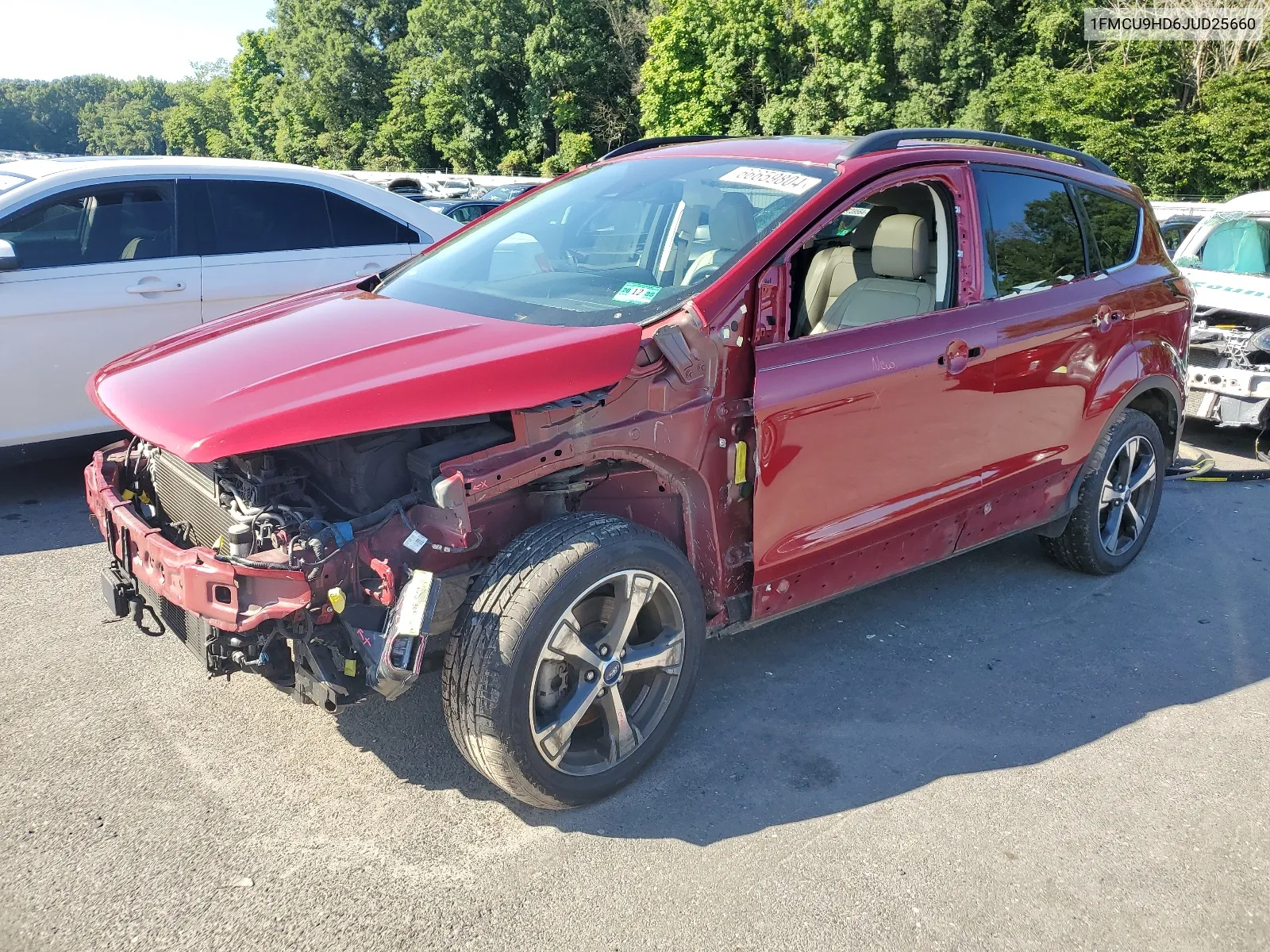 2018 Ford Escape Sel VIN: 1FMCU9HD6JUD25660 Lot: 66659804