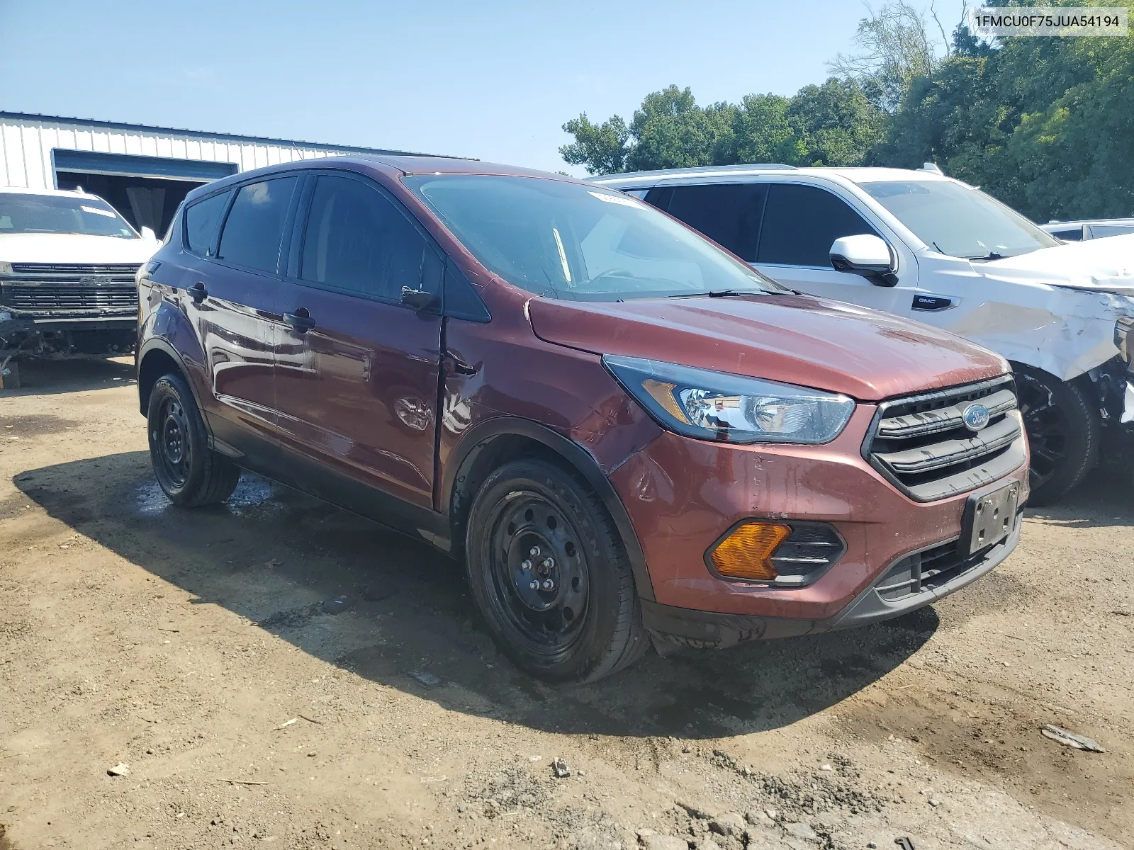 2018 Ford Escape S VIN: 1FMCU0F75JUA54194 Lot: 66993264