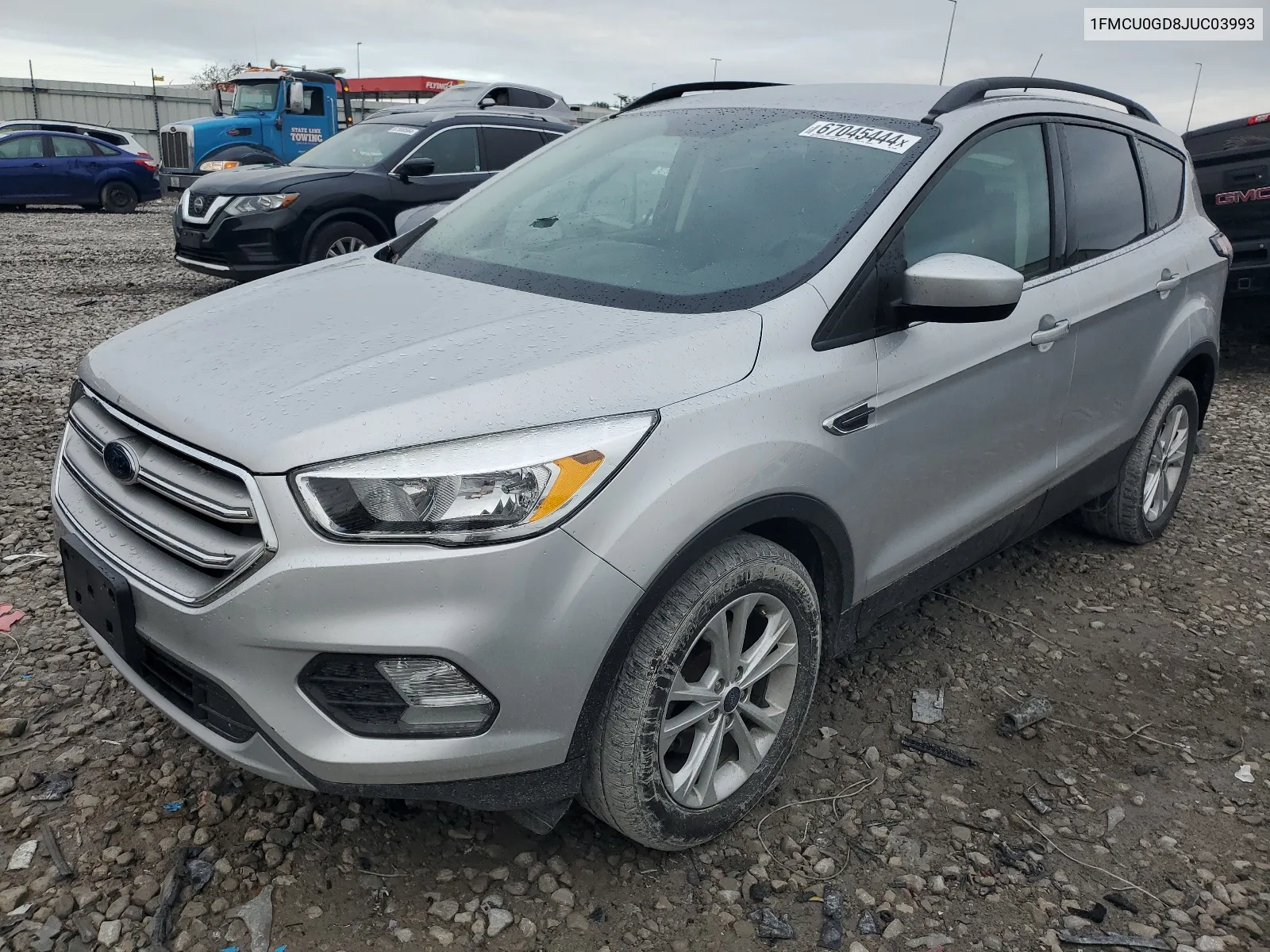 2018 Ford Escape Se VIN: 1FMCU0GD8JUC03993 Lot: 67045444