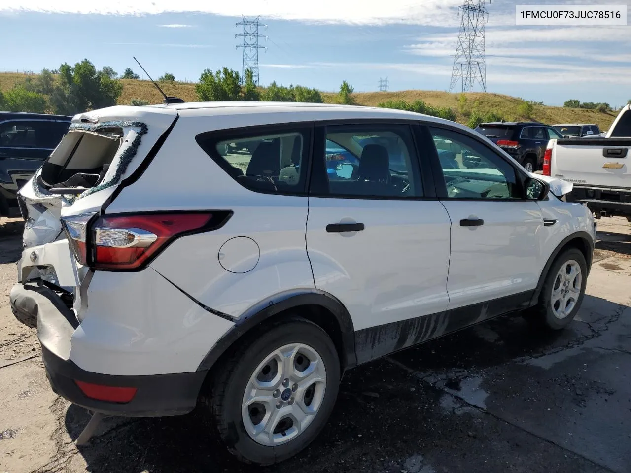 2018 Ford Escape S VIN: 1FMCU0F73JUC78516 Lot: 67103434