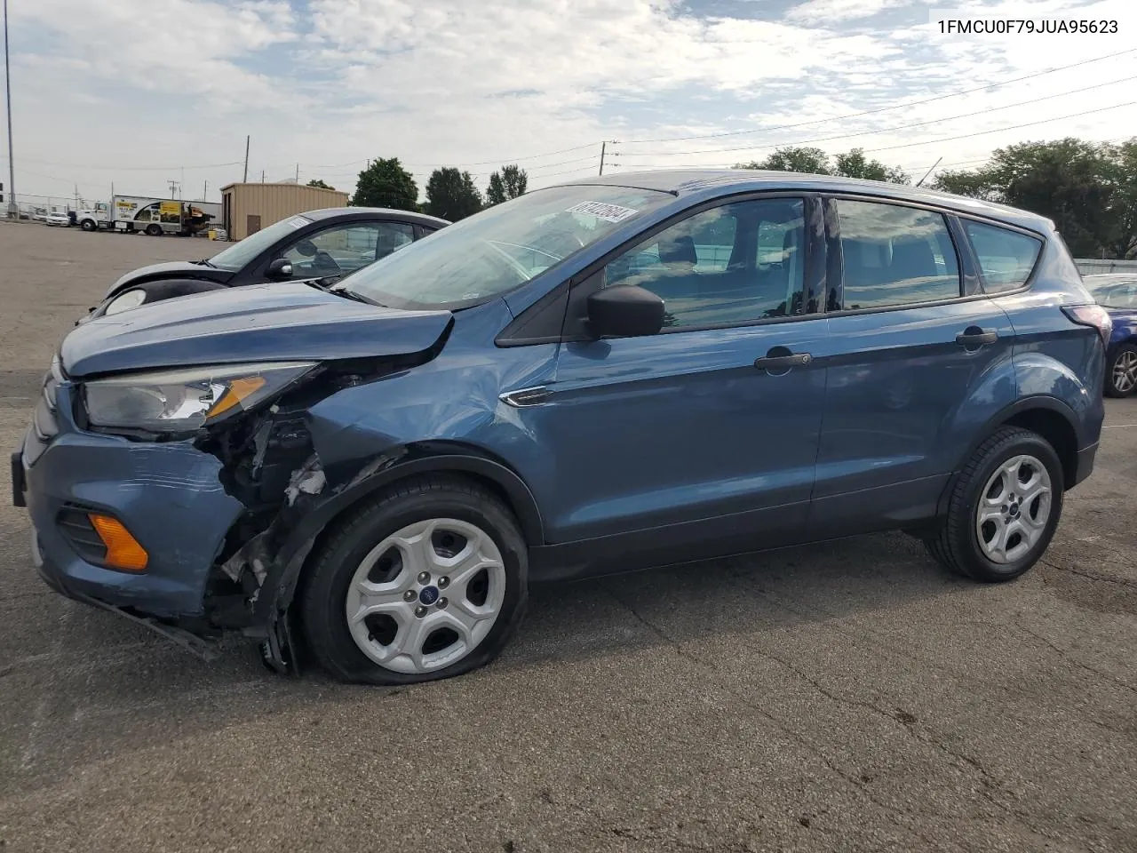 2018 Ford Escape S VIN: 1FMCU0F79JUA95623 Lot: 67422604