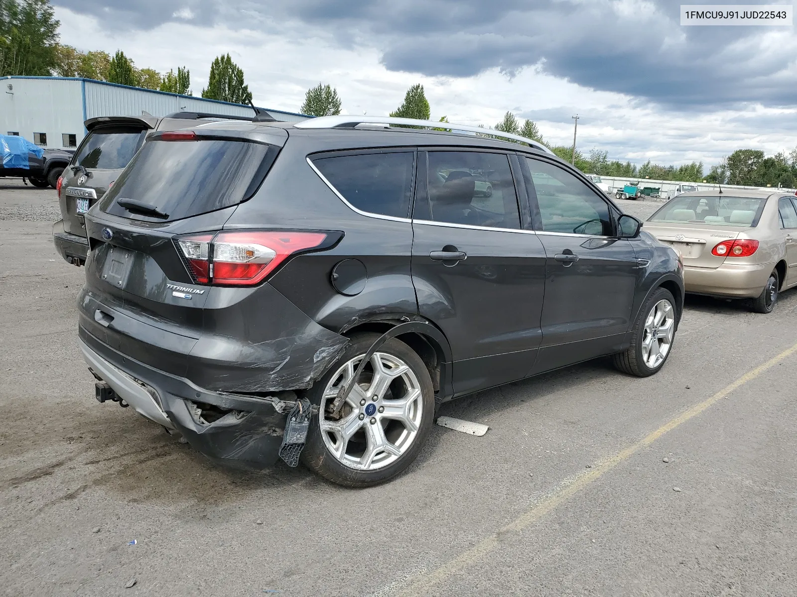 2018 Ford Escape Titanium VIN: 1FMCU9J91JUD22543 Lot: 67549464