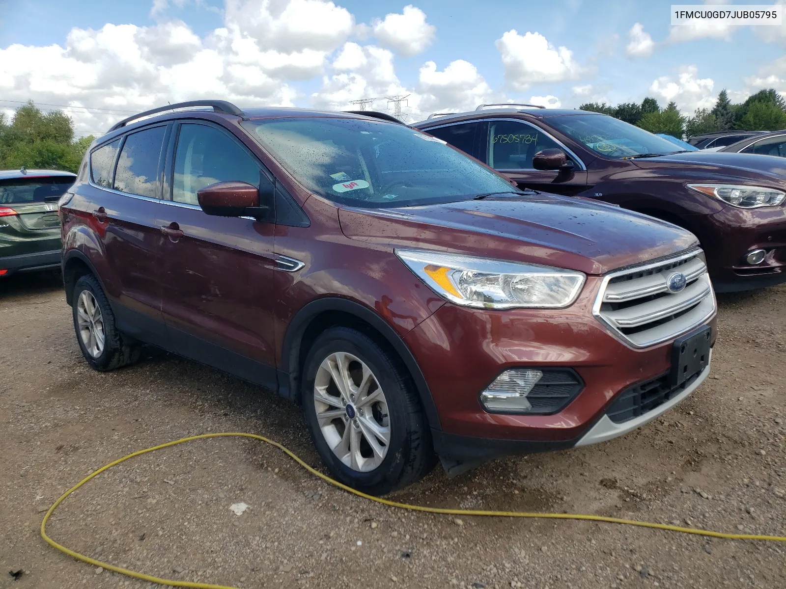 2018 Ford Escape Se VIN: 1FMCU0GD7JUB05795 Lot: 67723334