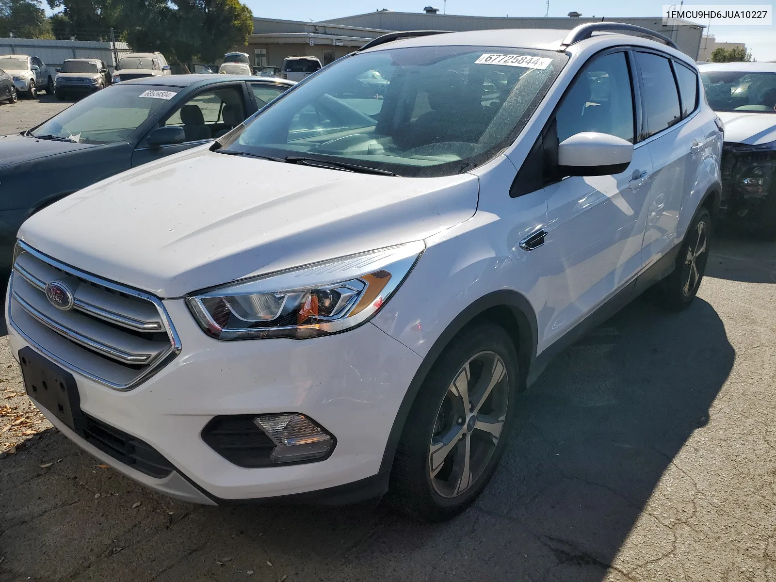 2018 Ford Escape Sel VIN: 1FMCU9HD6JUA10227 Lot: 67725844