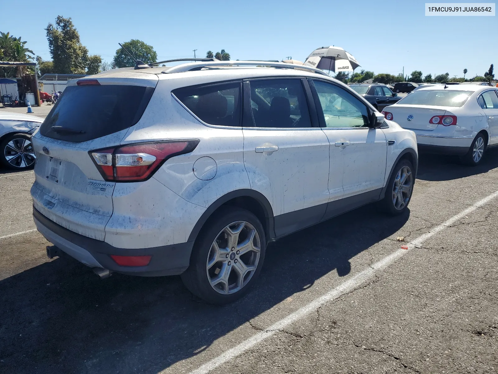 2018 Ford Escape Titanium VIN: 1FMCU9J91JUA86542 Lot: 68278064