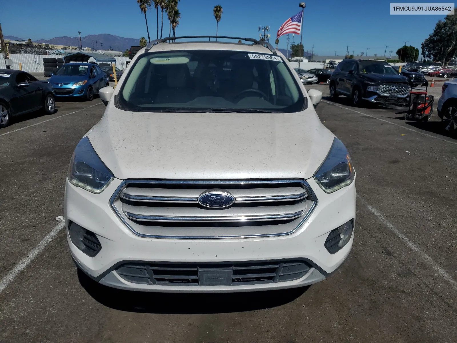 2018 Ford Escape Titanium VIN: 1FMCU9J91JUA86542 Lot: 68278064