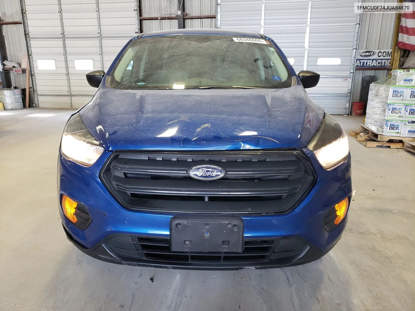 2018 Ford Escape S VIN: 1FMCU0F74JUA84870 Lot: 68348844