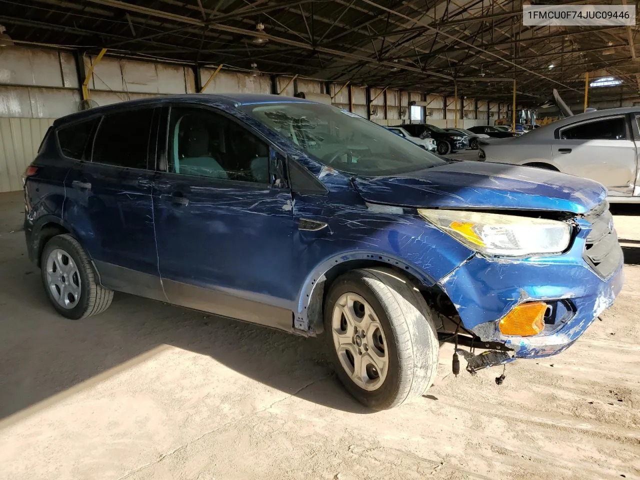 2018 Ford Escape S VIN: 1FMCU0F74JUC09446 Lot: 68496434