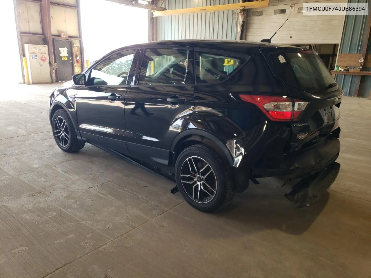 2018 Ford Escape S VIN: 1FMCU0F74JUB86394 Lot: 68689864