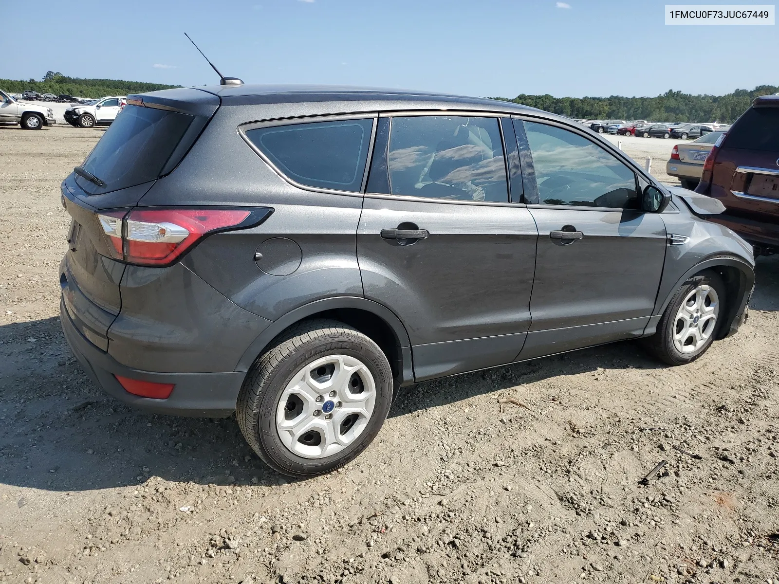 2018 Ford Escape S VIN: 1FMCU0F73JUC67449 Lot: 68730154