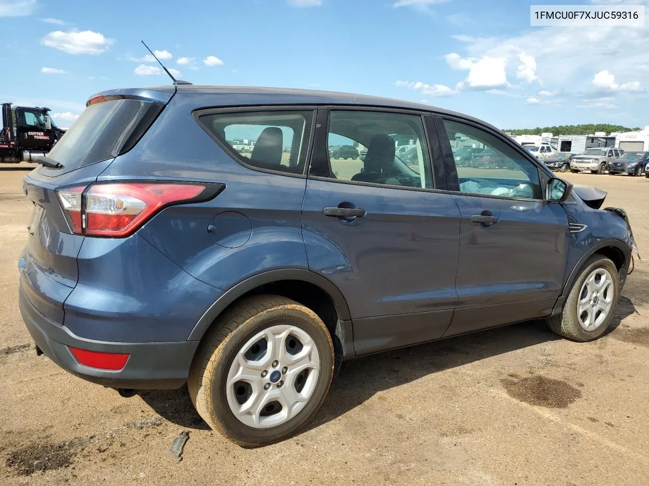 2018 Ford Escape S VIN: 1FMCU0F7XJUC59316 Lot: 68907154