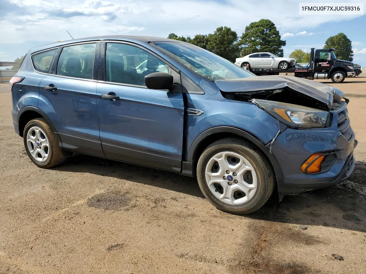 2018 Ford Escape S VIN: 1FMCU0F7XJUC59316 Lot: 68907154