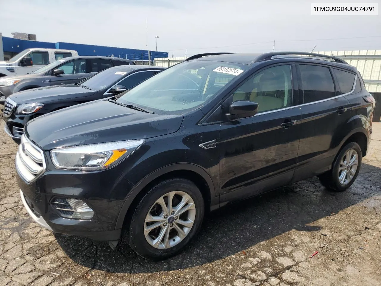 2018 Ford Escape Se VIN: 1FMCU9GD4JUC74791 Lot: 69132274