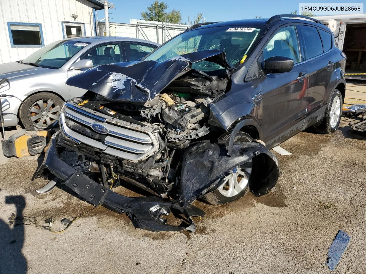 2018 Ford Escape Se VIN: 1FMCU9GD6JUB28568 Lot: 69403574