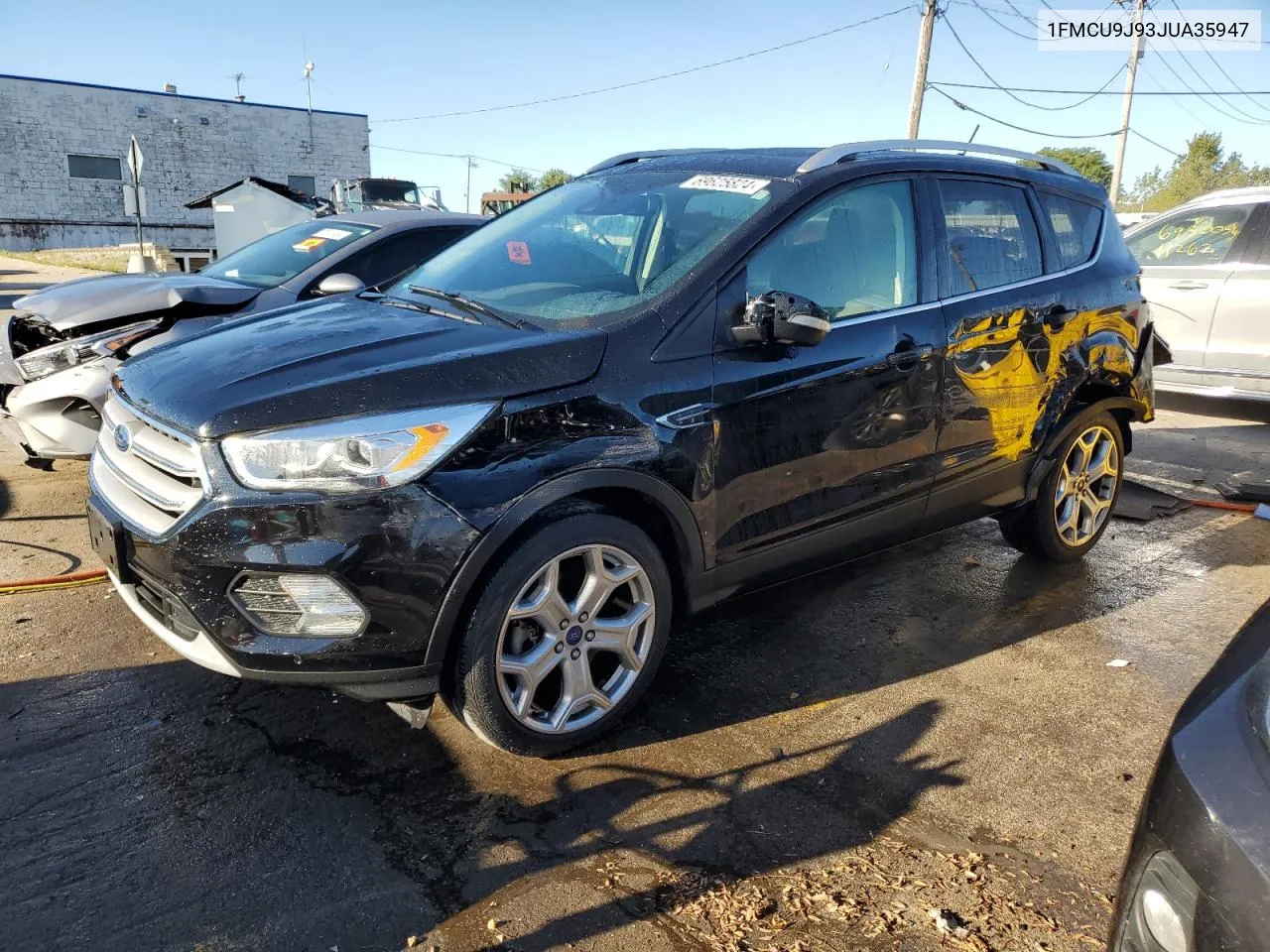 2018 Ford Escape Titanium VIN: 1FMCU9J93JUA35947 Lot: 69625824