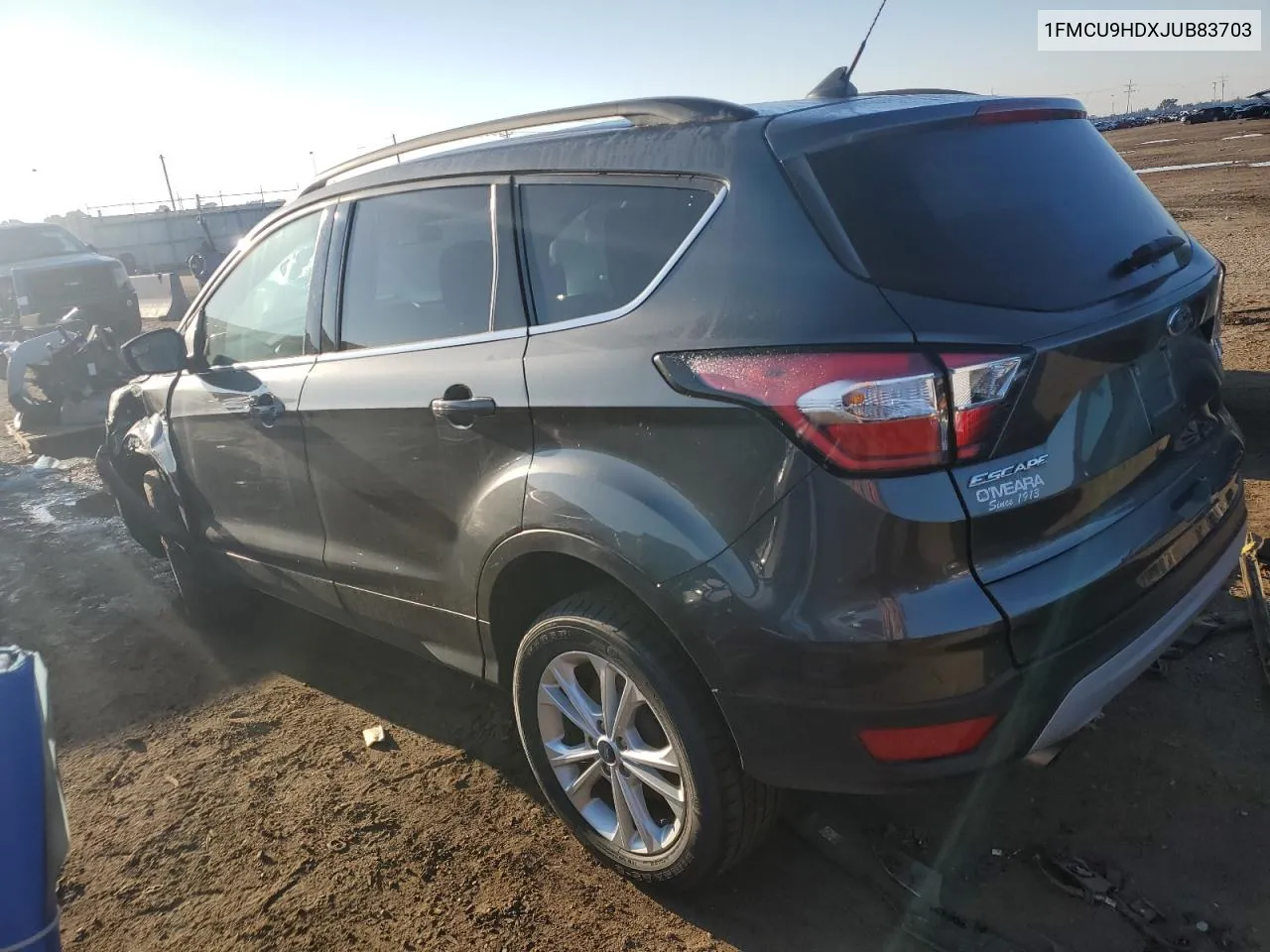 2018 Ford Escape Sel VIN: 1FMCU9HDXJUB83703 Lot: 69643104