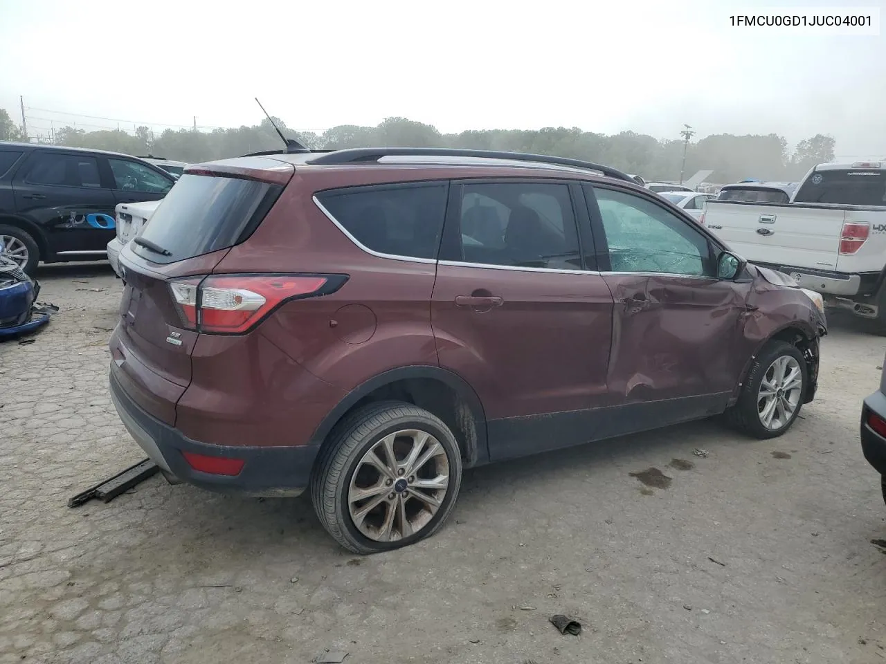 2018 Ford Escape Se VIN: 1FMCU0GD1JUC04001 Lot: 69691144