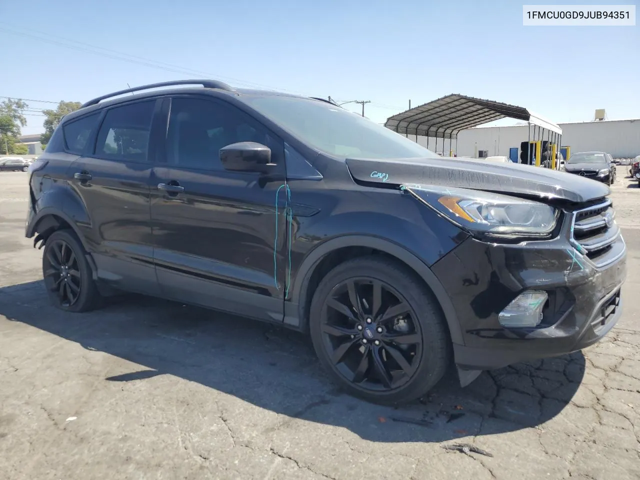 2018 Ford Escape Se VIN: 1FMCU0GD9JUB94351 Lot: 69691384