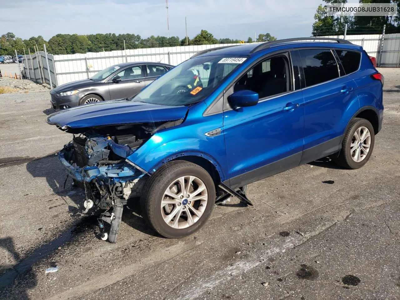 2018 Ford Escape Se VIN: 1FMCU0GD8JUB31628 Lot: 69719454