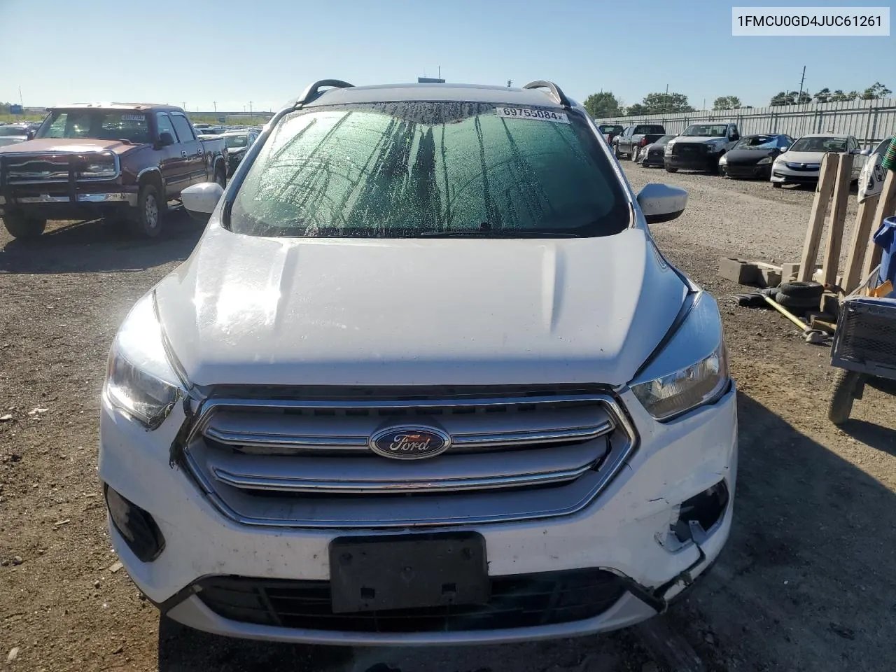 2018 Ford Escape Se VIN: 1FMCU0GD4JUC61261 Lot: 69755084